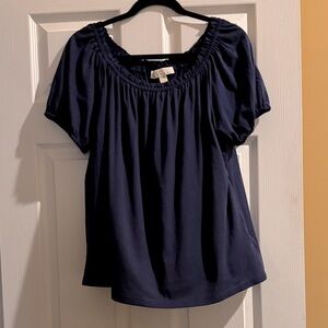 Michael Kors Ladies Dark Blue Blouse size XL